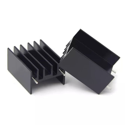 Awxlumv Aluminum profile 30x23x16 mm/ 1.18x0.9x 0.63 inch heat sink MTDA7294 / L298 and other IC special heat sink with Pin