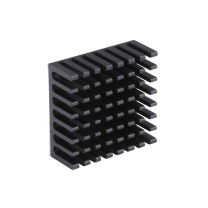 Awxlumv Small Aluminum Heatsink 25x25x10mm / 0.98x0.98x0.39inch for ASUS ROG Ally GPU IC Chips - 6pcs, Black