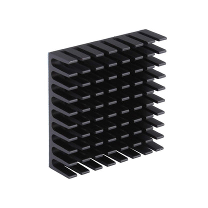 Awxlumv Heatsink 35x35x10mm / 1.38x1.38x0.39 inch Aluminum Small Heatsink with Double Sided Thermal Tape